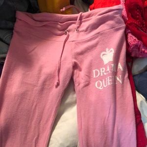 Wildfox pink sweatpants (XS)